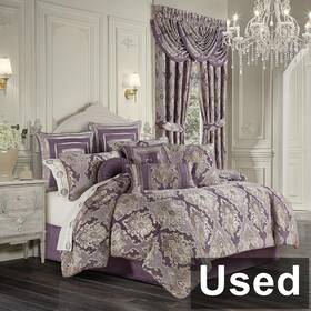 2739032qcs Five Queens Court - 4 Piece Dominique Comforter Set Queen Lavender