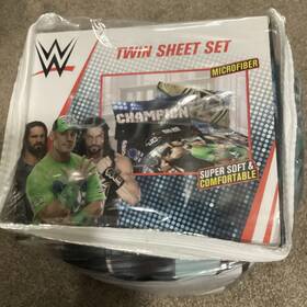 Franco 073558776086 Kids Wwe Armageddon Twin/full Reversible Comforter And Sham Set New In Box