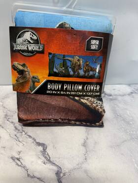 Franco 073558778585 Jurassic World One Body Pillow Cover 20 Inch X 54 New