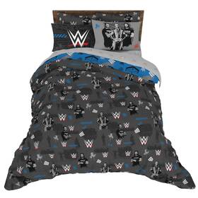 7c4238 Franco Wwe Wrestling Bedding Set Queen Size 7 Piece Super Soft Cozy Reversible