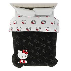 B0cdm43dqr Franco Hello Kitty Bedding Super Soft Cozy Microfiber Reversible Comforter Queen