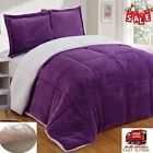 Fs200-com-purple -king Chezmoi Collection 3 Pcs Comforter