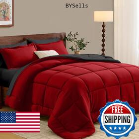 B0fr4w2w5p Fuanna Queen Comforter Set 7 Pieces Reversible Bed In A Bag All Season