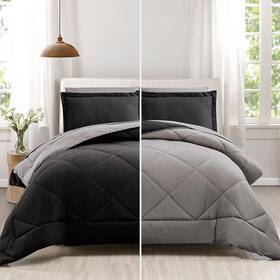 Fh-7ab-twbg Furnishh 5 Pieces Comforter Set Twin Bed In A Bag Reversible With