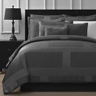 G05499 Grey Queen Comforter Set Piece Gray Decor Pillows 7101692905499