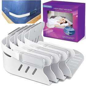 B0gf1p3ht9 Gaslike Lock Bed Sheet Holders With Anti-slip Pads For Corners 4pcs Secure