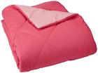 Gd112401pi Amazonbasics Reversible Microfiber Comforter Pink 841710169836