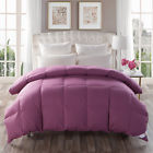 Gdc0090-purple Snowman Luxurious Goose Down Comforter Queen Size Cotton Fabric Purple