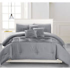 12969d Geonna 1 Duck River Textile Geona Glacier Grey Comforter 841643113289