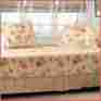 Ghf1293 Greenland Home Fashions Daybed Set 5 Piece Comforter Antique Floral Rose Quilt Is Reversible