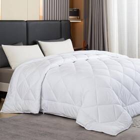 Rs-d7-002 Gohome 120x98 Oversized King Comforter All Season Quilted Microfiber Duvet Insert