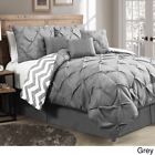 Gqcs-08066 Grey Queen Comforter Set 747925208066