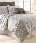 Gray Kate Set Jacquard Pc Home Pct 8 Comforter King Collection