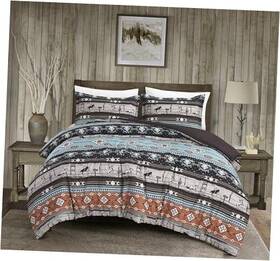 Green Living Group 840079163493 Sawyer 3-piece Southwestern Cowboys Rodeo Comforter King Multi Cowboy