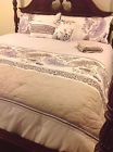 H195117 Susan Graver King Comforter Set Piece Annabelle Lavendar New