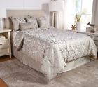 H212911 Amadeus King Comforter Set Florence Jacquard New