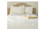 H213147 Dennis Basso Lush Velvet King Comforter Matching Shams Ivory Color
