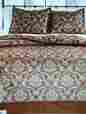 Hallmark New King Size 4 Piece Comfort Set Brown Ivory Medallion 679610728323