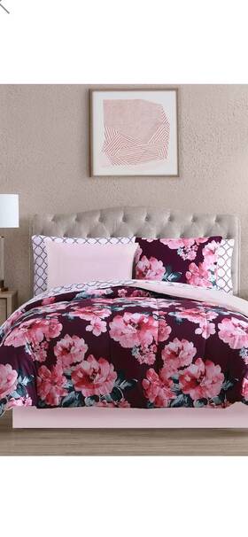 Hallmart Collectibles 679610834147 Fiosa 6-pc. Reversible Twin Xl Comforter Set