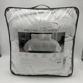 Hallmart Collectibles 679610899931 Goranna 9-pc. Comforter Set California King