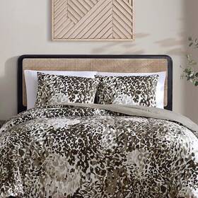 Hallmart Collectibles 679610905670 Everly 3-pc. Comforter Set - Brown Size Twin