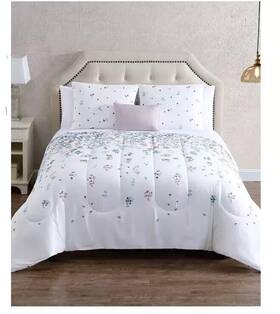 83858 Hallmart Collectibles Waterfall Floral Reversible 12-pc. Full Comforter Set