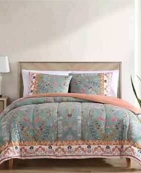 90576 Hallmart Collectibles Vilano 3-pc. Full/queen Comforter Set -multi