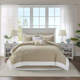 Harbor House 675716736460 Cotton Comforter Set-coastal Oceanic Sealife Design All Season Down