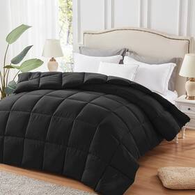 Harborest 760882018493 88x88 Inch Black Queen Size Comforter Down Alternative All-season Duvet Insert