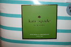 Harbour Stripe Kate Spade 2 Piece Twin Extra Long Turquoise Nwt 046249535606