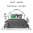 Harbour Stripe Kate Spade Queen Comforter 4pc Set Pillow Cotton Black White Full 046249530755