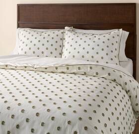 Hearth & Hand With Magnolia 198850715905 Full/queen Clip Dobby Comforter Green - And New