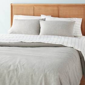 83030409 Hearth & Hand With Magnolia 3pc Linen Blend Comforter Set - And