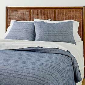 84824659 Hearth & Hand With Magnolia 3pc King Tonal Stripe Comforter And Sham Set Navy Voyage -