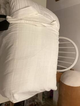 88503488 Hearth & Hand With Magnolia 3pc Full/queen Heather Stripe Comforter Bedding Set Twilight Taupe -