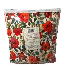 H202030 Hedaya Home Fashions Poppies And Posies Reversible Quilted King Size Comforter Bedding Blanket