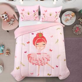 Dk687846 Heritage Kids Prima Ballerina All Season Machine Washable Alternative Pink Ul