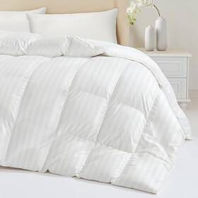 Heycuzi 955543349458 Down Feather Comforter King Size - All Season Hotel Duvet Insert Medium Warm