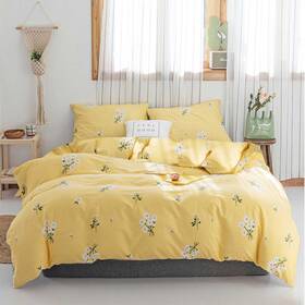 B0d1y6s7zc Highbuy Girls Floral Comforter Set Twin Xl Yellow 3 Piece Garden Flowers