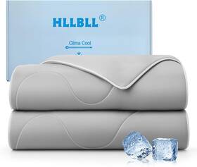 Hllbll 726084341050 Cooling Comforter Ultra Cold Fiber Technology All-season Lightweight B