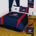 Hockey Blue Queen-full Comforter Set Bedding Team Nhl Jackets Columbus - Logo