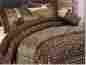 Hom5627 Home Collection 7 Piece Safari Zebra Giraffe Print Brown Micro Fur Comforter Set Bed In 769462100788