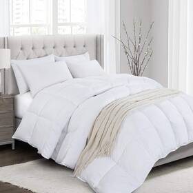 Hombys 736067516887 Oversized King Down Alternative Fluffy Comforter 120 X 98 In 116 Oz Q