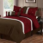 Home 7 Embroidered Set Comforter Lavish Sarah Piece Queen