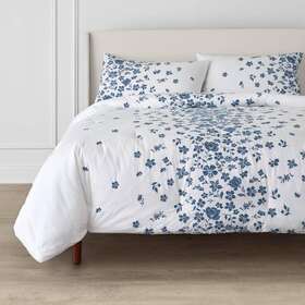 F5000272180tc Home Decorators Collection Comforter Set 3-piece Floral Cotton Full/queen Size