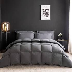 B0d52f3zfj Home Textiles Feather Down Comforter Cal King Size Hotel Style Bedding 750 Fill Pow