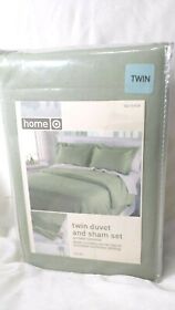 Home Twin Comforter Set Cover And Sham Wrinkle Resistant Includes Corner Ties