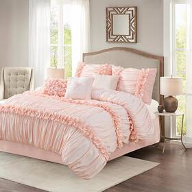 Homechoice International Group 680358323909 Microfiber 7 Piece Comforter Set Queen Size