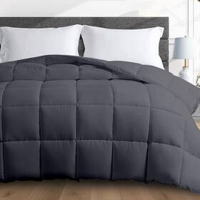 Wc-k20-grey Homesmart Products Weighted Comforter 3x More Fluffy Than A Blanket Soft Br