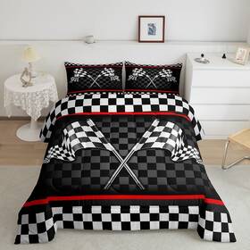 Cls293gyy-bz Homewish Racing Car Kids Comforter Set Sizeboys Girls Adults Queen A-racing